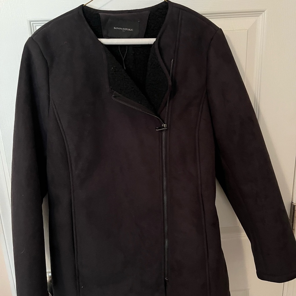 Banana Republic Women's Black Trench Coat